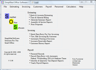 SOS - Estimating/Invoicing/Payroll screenshot